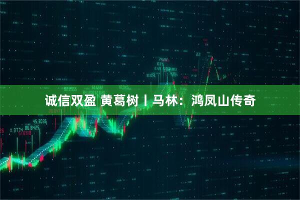 诚信双盈 黄葛树丨马林：鸿凤山传奇